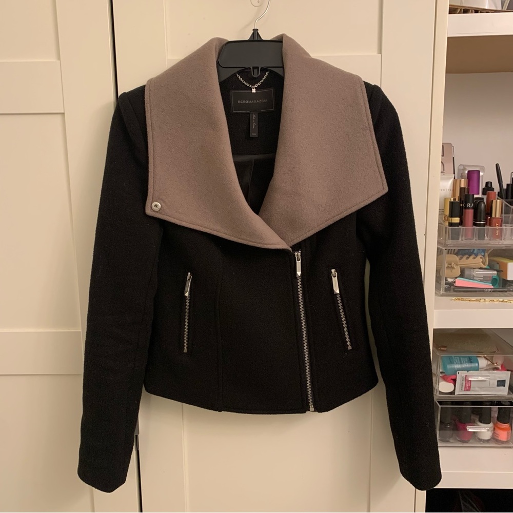 BCBGMaxAzria Hilary Moto Jacket
